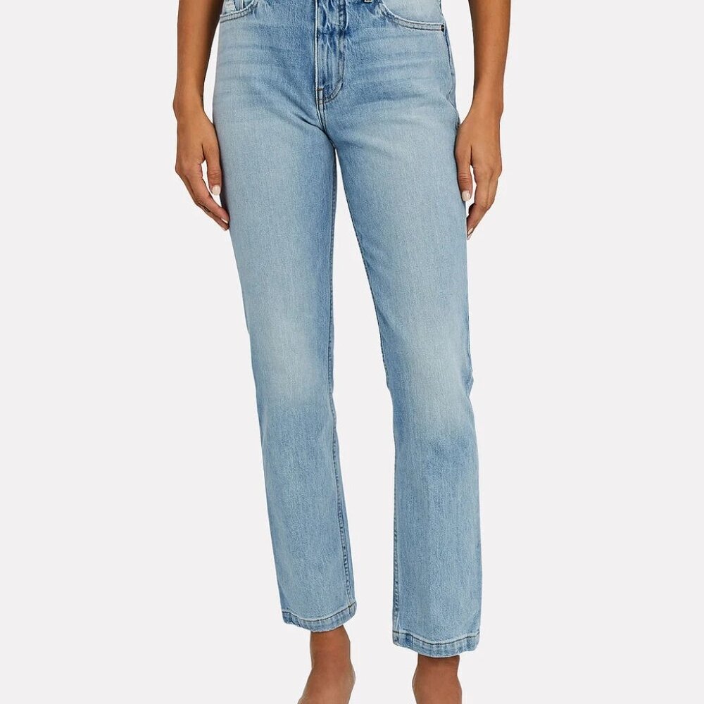 FRAME Le Sylvie Slender Straight-Leg Jeans Size 26 Revolve